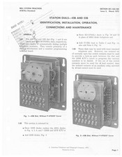 AT&T Bell System 53B Identification, Installation, Operation And Maintenance