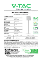 V-TAC VT-10116 Instruction Manual