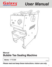 Galaxy Equipment 177CSM Manual