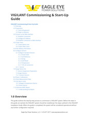Eagle Eye VIGILANT Commissioning Manual