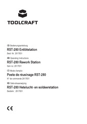 TOOLCRAFT RST-280 Operating Instructions Manual