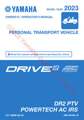 Yamaha DR2 PTV POWERTECH AC IRS 2023 Owner's/Operator's Manual