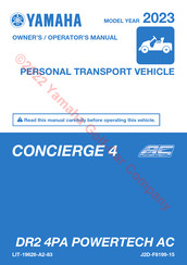 Yamaha DR2 4PA POWERTECH AC 2023 Owner's/Operator's Manual
