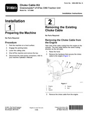 Toro 147-3066 Installation Instructions