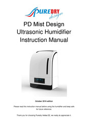 Puredry PD Mist Design Instruction Manual