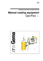 ITW Gema OptiFlex L Operating Instructions And Spare Parts List
