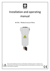OMEGA AIR M-VAC 0106 Installation And Operating Manual