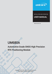 Unicore UM680A User Manual