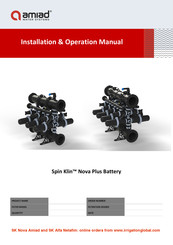 amiad Spin Klin Nova Plus Dual Installation & Operation Manual