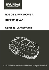 Hyundai Power Products HTDER50PW-1 Original Instructions Manual