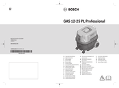 Bosch GAS 12-25 PL Original Instructions Manual