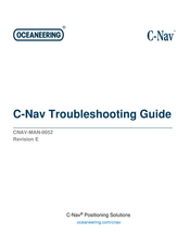 Oceaneering C-Nav289 Troubleshooting Manual