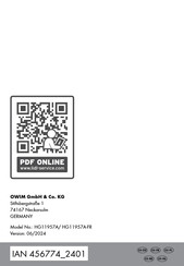 Silvercrest SSA A1 1 Operation And Safety Notes