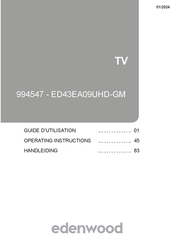 Edenwood ED43EA09UHD-GM Operating Instructions Manual
