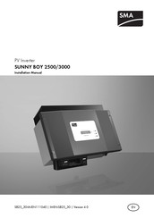 SMA SB 2500-IT Installation Manual