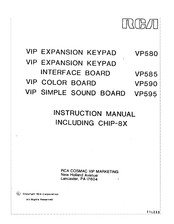 RCA VIP VP585 Instruction Manual