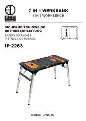 ECD IP-2263 Instruction Manual & Safety Warnings