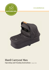 Naturkind Hard Carrycot Max Operating And Cleaning Instructions