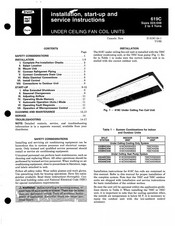 Bryant 535BNC036 Installation, Start-Up And Service Instructions Manual