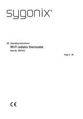 Sygonix 2997033 Operating Instructions Manual