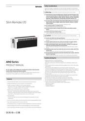 Autonics ARIO-C-CL Product Manual