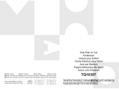 Costway TQ10307 Instruction Booklet