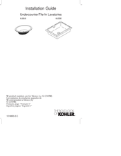 Kohler K-2330 Installation Manual