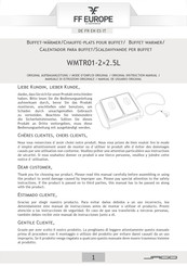 FF Europe JAGO WMTR01-1x2.5L+2x1L Original Instruction Manual