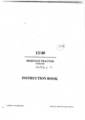Heritage 144R Instruction Book