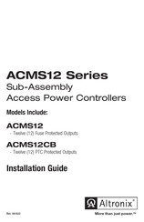 Altronix ACMS12 Series Installation Manual
