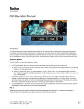 LEGRAND Raritan LCC-USB-DVI Operation Manual