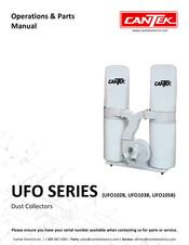 Cantek UFO103B Operations & Parts Manual