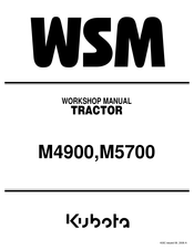 Kubota M5700 2WD Workshop Manual