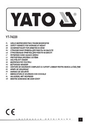 YATO YT-74220 Original Instruction