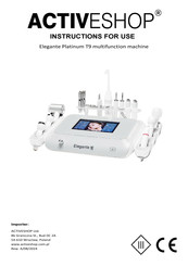 Elegante Platinum T9 Instructions For Use Manual