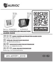 Auriol 4-LD6624-1 Operating And Safety Instructions Manual