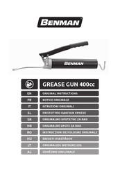 Benman 72817 Original Instructions Manual