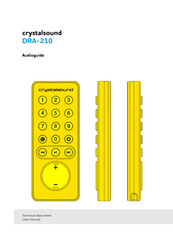 Crystal Sound DRA-210 User Manual