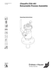 Endress+Hauser CleanFit CUA 451 Operating Instructions Manual