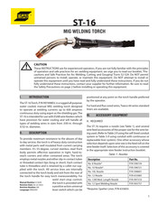 ESAB 997498EU Manual
