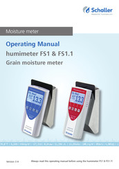 Schaller FS1.1 Operating Manual