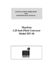 Mayfran MT-10 Installation, Operation And Maintenance Manual