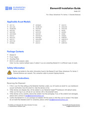 Elemental Machines Element-D ED1 Installation Manual