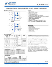 NVE IL3185 Manual