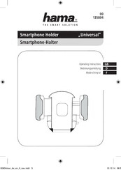 Hama 00135804 Operating Instructions Manual
