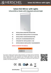 Herschel Select XLS Installation & Operating Instructions Manual
