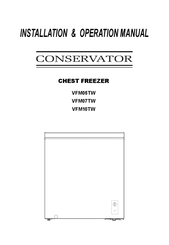 Conservator VFM07TW Installation & Operation Manual
