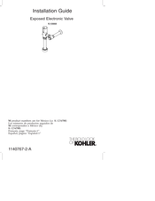 Kohler Wave K-10668-CP Installation Manual