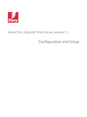 Fiery Xerox EX-c AltaLink Configuration And Setup