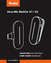 Rollei Hear:Me Mobile X1 User Manual